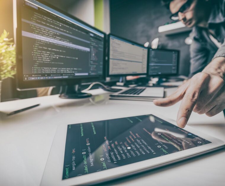 site reliability engineering on a tablet computer