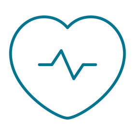 Icon Heart Monitor Blue