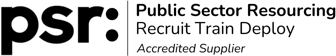 public sector resourcing badge